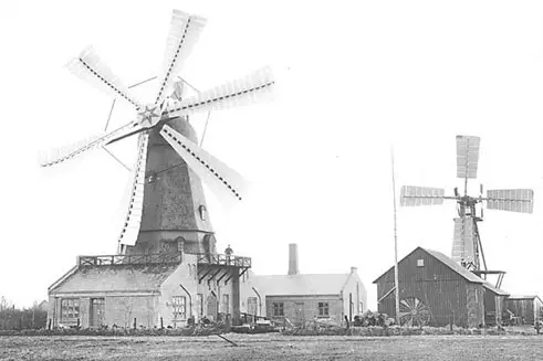 history of wind energy-First wind turbine 