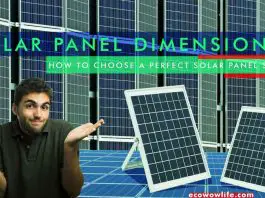Solar Panel Dimensions