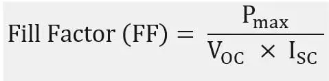 Fill-factor-Formula