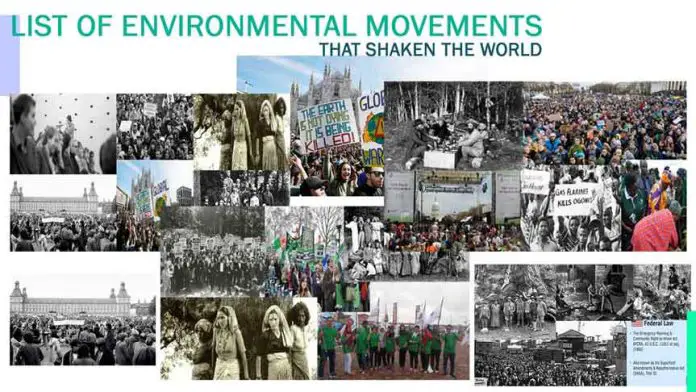 List Of Environmental Movements