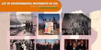 List Of Environmental Movements in USA!!The March toward Green America