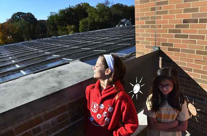 Net zero elementary school is opened in the US