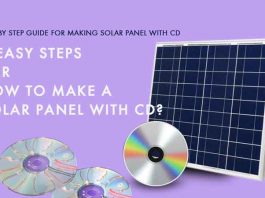 how to make a solar panel with cd