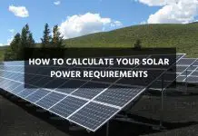 HOW TO CALCULATE YOUR SOLAR POWER REQUIREMENTS