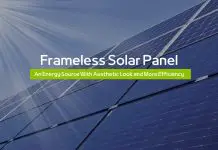 Frameless Solar Panel